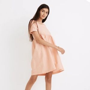 Linen-Blend Allie Mini Dress